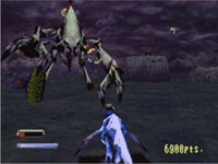 une photo d'Ã©cran de Panzer Dragoon 2 - Zwei sur Sega Saturn